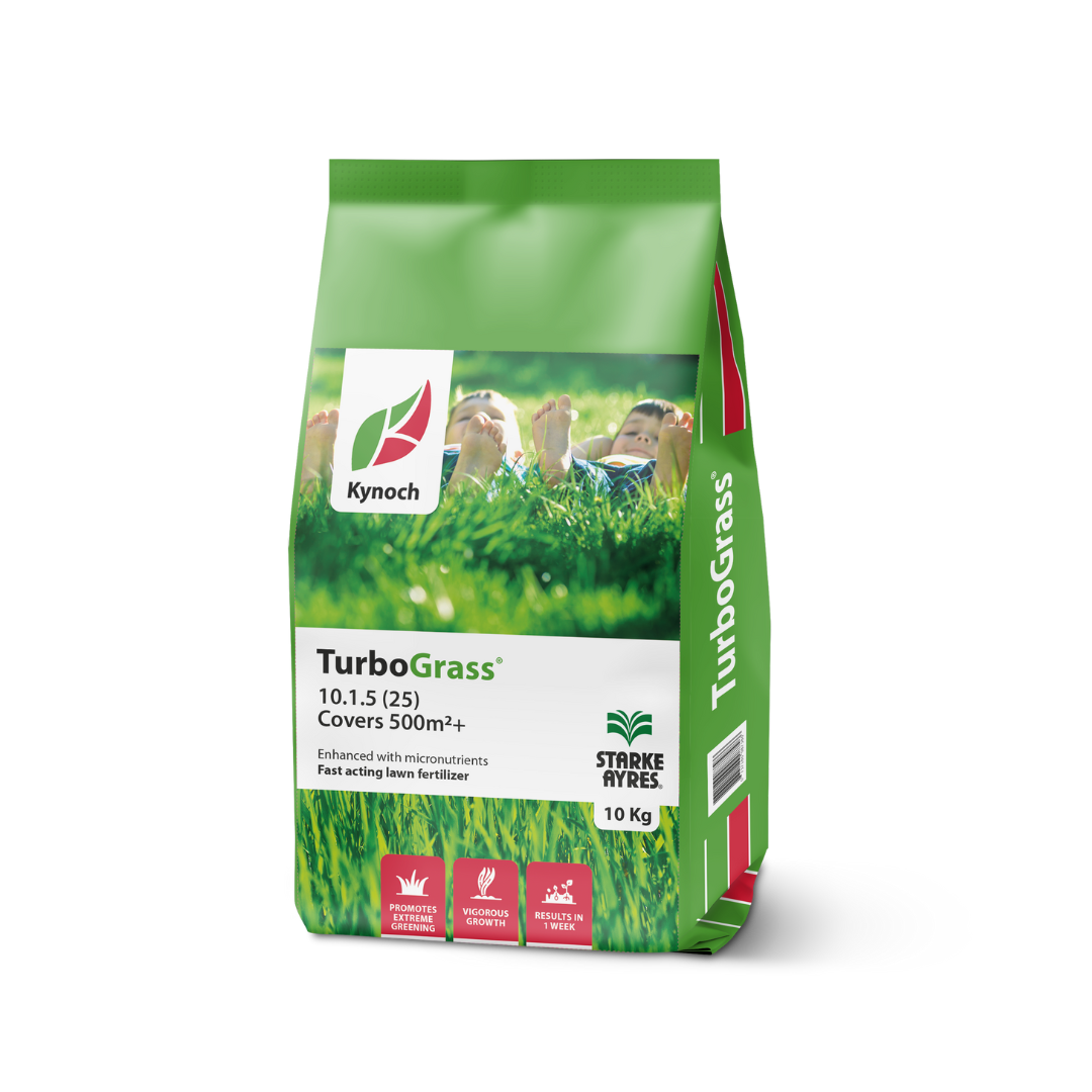 Kynoch Lawn Fertilizer - TurboGrass 10kg | 10:1:5 (25)